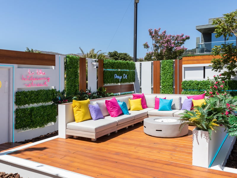 The garden’s spot for chilling out and spilling the goss