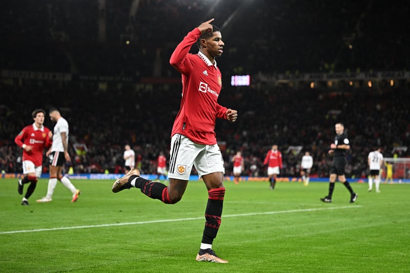 With Martial a doubt and Weghorst not expected to start, Rashford may be selected as a central striker.