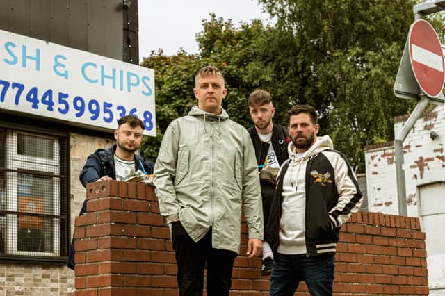The Reytons helped Reverend and the Makers set up their pop-up shop (Photo: Rich Goodwin)