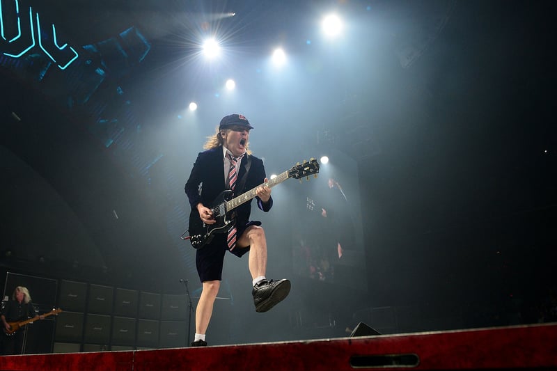 Angus Young grew up in Cranhill before moving to Australia with his family. The AC/DC guitarist and founder has since been back to Ibrox. 