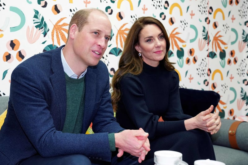 William and Kate visit the Open Door Charity.