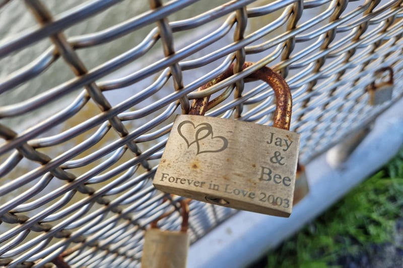 Many of the messages are decades old despite the council removing some of the padlocks.