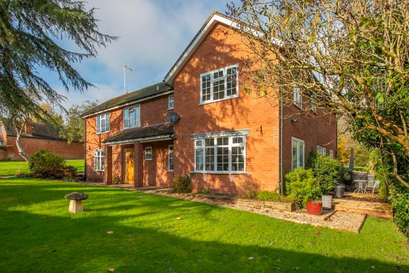 The incredible home is located within the heart of Barston Village, in a semi-rural position next to St Swithins Church. (Photo - Rightmove)
