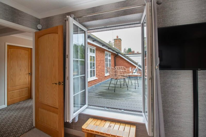 The home also has a rood that can be accessed via French doors from bedroom one with views to rear elevation, glazed safety balcony and two double glazed window over looking gallery landing.  (Photo - Rightmove)