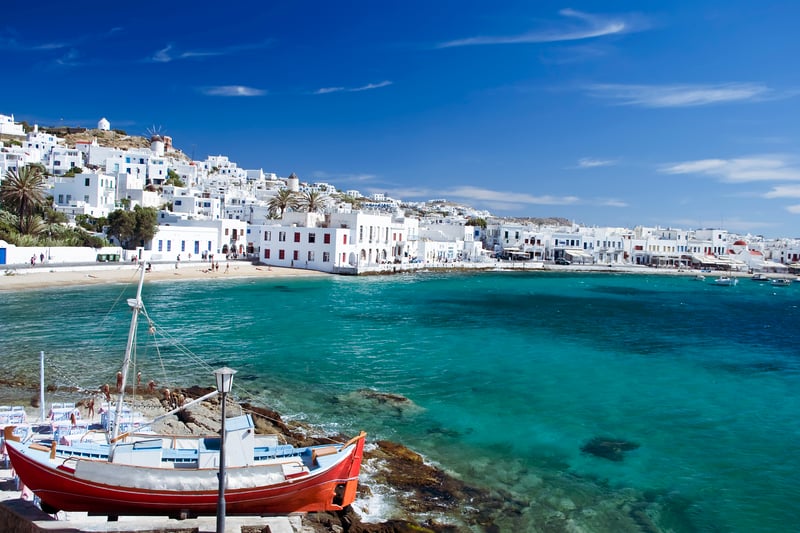Mykonos is particularly popular with younger holidaymakers and offers a mixture of Greek culture, food, striking architecture, sunshine and vibrant nightlife . The ‘Little Venice’ in the town of Chora is a popular day trip. Photo: Getty Images/iStockphoto