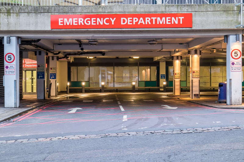 Of the 7,231 patients who attended A&E at Countess of Chester Hospital NHS Foundation Trust, 49.5% were seen within four hours, leaving 3,655 waiting longer.
