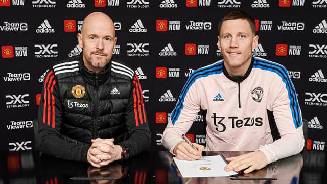 Wout Weghorst was confirmed as a Manchester United player on Friday night. Credit: Getty.