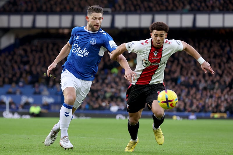 Made a strong early challenge and one first-half foray earned Everton a free-kick in a decent area. Didn’t get tight enough to Adams who provided the assist for Southampton’s equaliser and was lucky an attack broke down when caught out of position in the second half. Below par.
