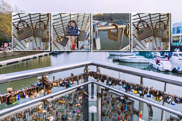 Pero’s Bridge has become a canvas for visitors to express their personal messages to their loved ones.