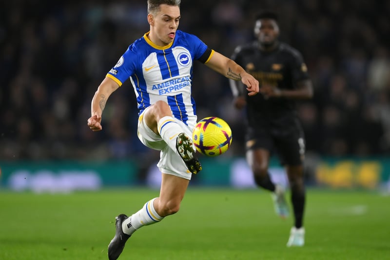 The winger is facing an uncertain future at Brighton and his name has emerged as a potential target for Arsenal over the past day or so. 