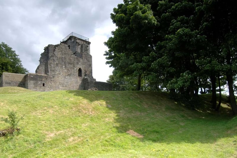 The top of Crookston Castle tower produces stunning views of Glasgow’s Southside. 