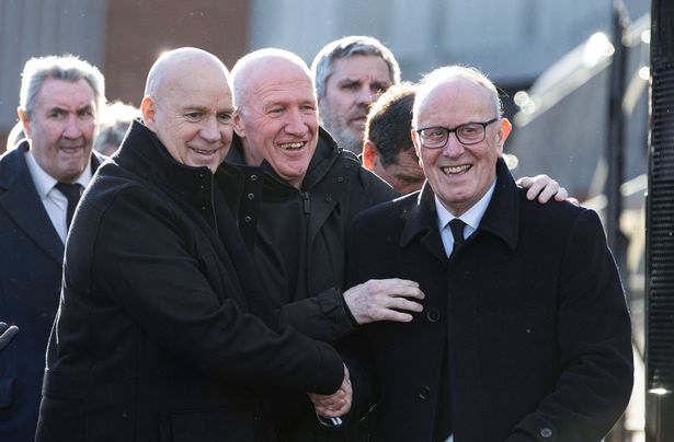 Kenny McDowall, Chic Charnley and Ricky McFarlane in attendance.