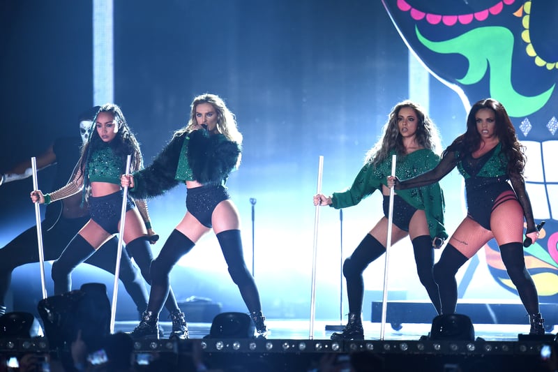 Little Mix sing Black Magic in their first BRIT Awards performance in 2016.