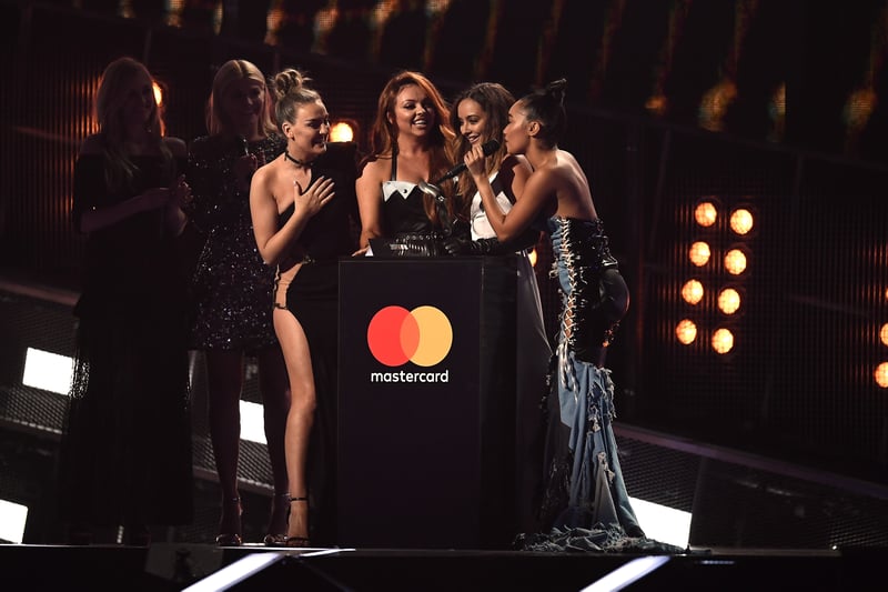 Little Mix win their first BRIT award for Shout Out To My Ex.