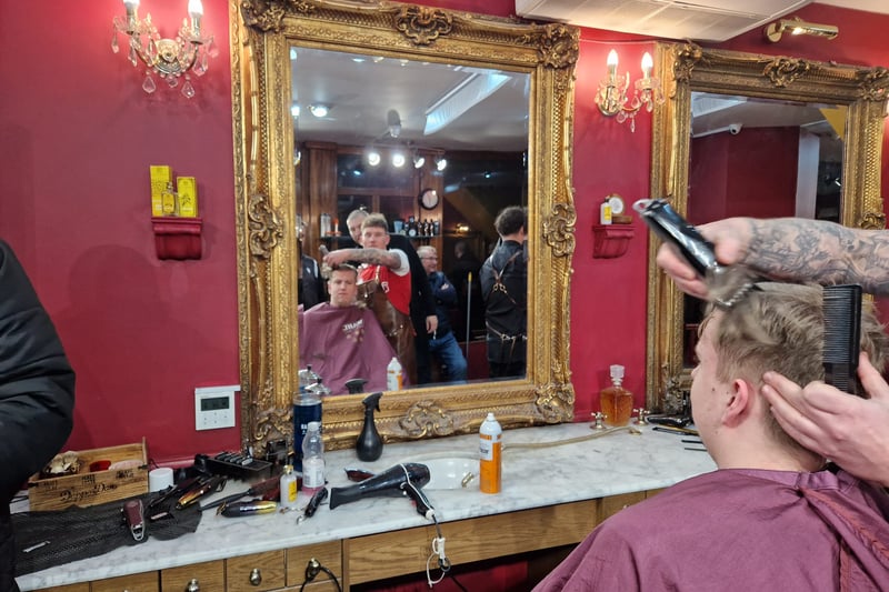 Bristol World’s Gas reporter, Will Taylor was one of the last to get his locks shaved off.