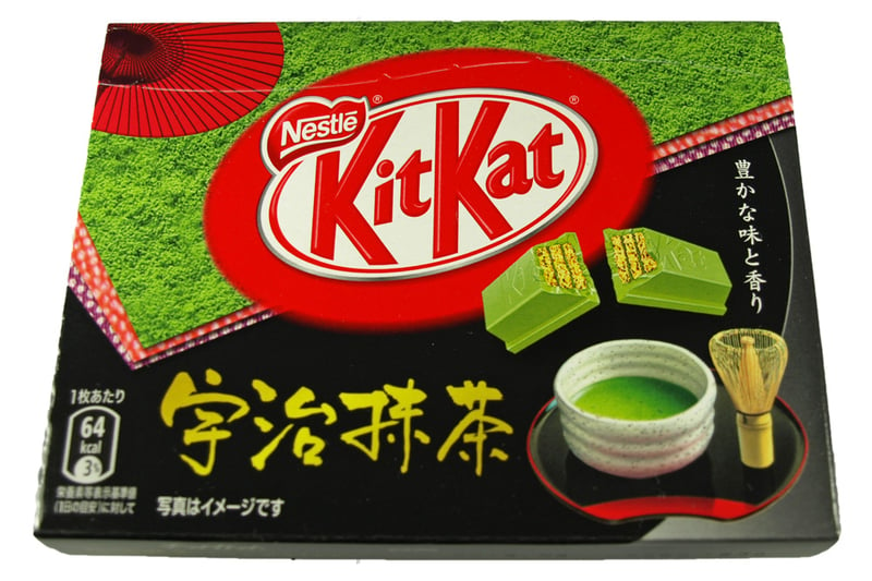 This Kit Kat is covered with matcha with a more robust flavour than regular green tea-flavored chocolate. It has a bittersweet taste and comes individually wrapped. This too is a Japanese edition. (Photo - Bodo/Flickr)