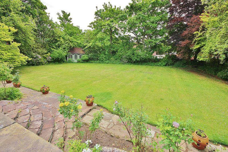 The house’s land covers  0.658 acres in total - plenty enough space for a kick-around in the garden.