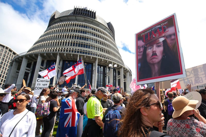 Protesters angered by vaccine mandates and coronavirus restrictions took over New Zealand Parliament’s grounds in February 2022, threatening to stay camped there for three months. They ultimately stayed for three weeks before police removed them - but things turned violent, with tents set alight and objects like bricks and gas canisters thrown. 