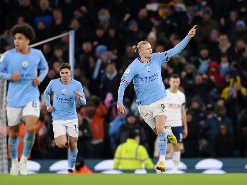 So much better after half-time and the Norwegian was well placed to head home City’s second goal. He also shielded the ball and brought team-mates into the game.
