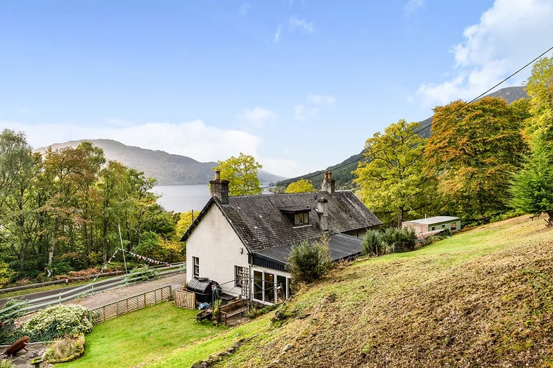 The property features stunning views of Loch Ness