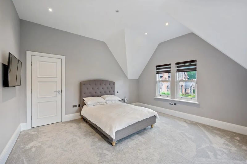 One of the double bedrooms inside the property