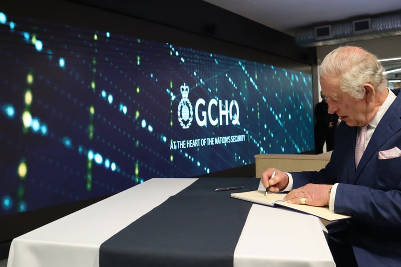 King Charles at GCHQ in Manchester