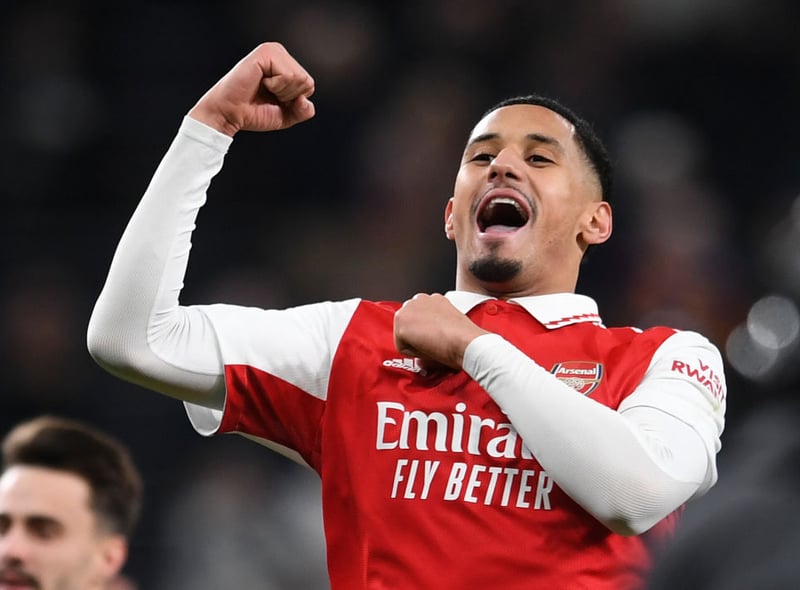 William Saliba has been an absolute revelation at the back for Arsenal. Currently one of the best centre backs in the league, it’s inconceivable to even imagine him losing his spot in the starting eleven.  