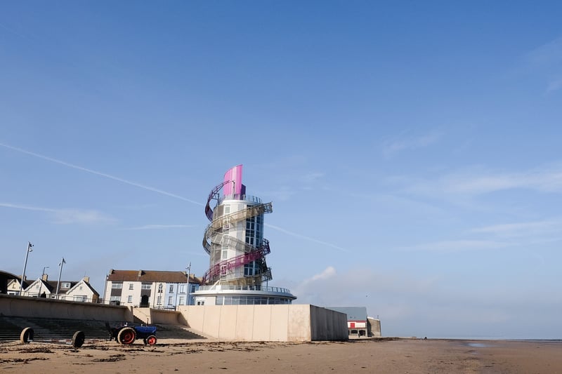 A total of 11.94% of people said they thought Redcar Beacon, Redcar, was amongst the worst looking buildings in the country.