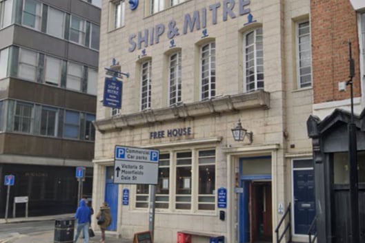 The Ship and Mitre on Dale Street has 4.6 stars from 2,500 reviews. Image: Google