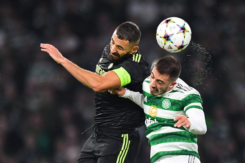 Juranovic featured in his first UEFA Champions League group stage match during a 3-0 home defeat against reigning champions Real Madrid at Parkhead in September 2022.