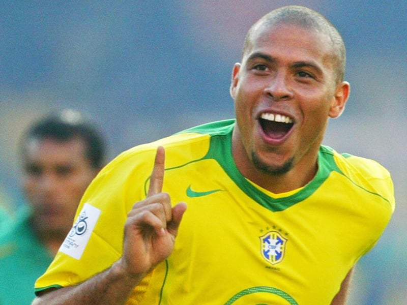 Ronaldo won his second Ballon d'Or in 2002, beating off competition from club and international team-mate Roberto Carlos.