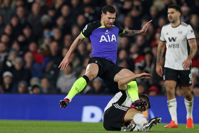 Without playing badly, the system means Tottenham’s midfield are being overrun, accentuating Hojbjerg’s workmanlike manner.