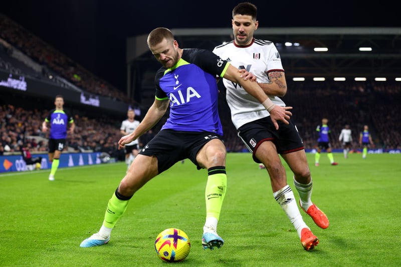 The defender has been ever-present for Spurs this term. 