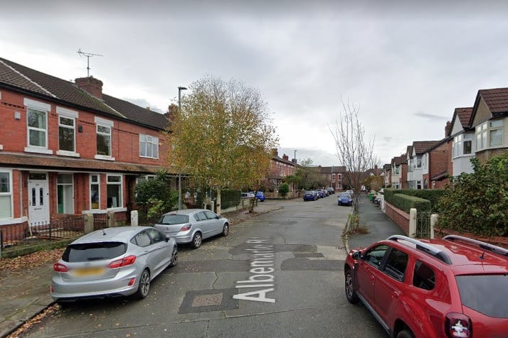 Households in the Beech Road and Chorlton Meadows neigbourhood generally have £48,900 after tax. Photo: Google