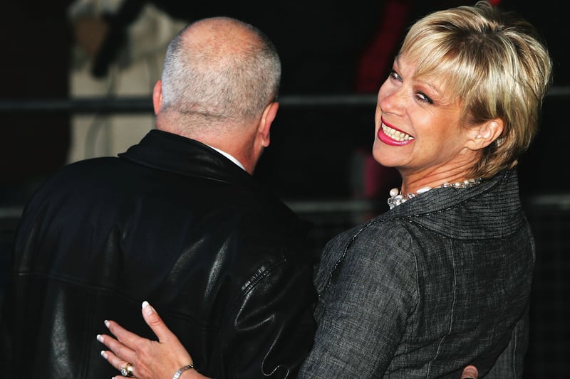 Denise attends The Laurence Oliver Awards in 2005 alongside ex-husband Tim Healy.
