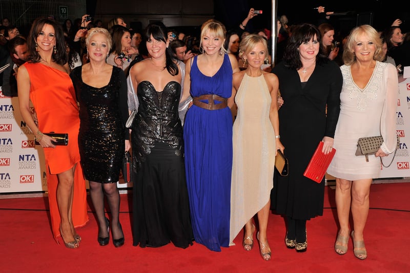 Denise and her fellow Loose Women attend The National Television Awards in 2011.