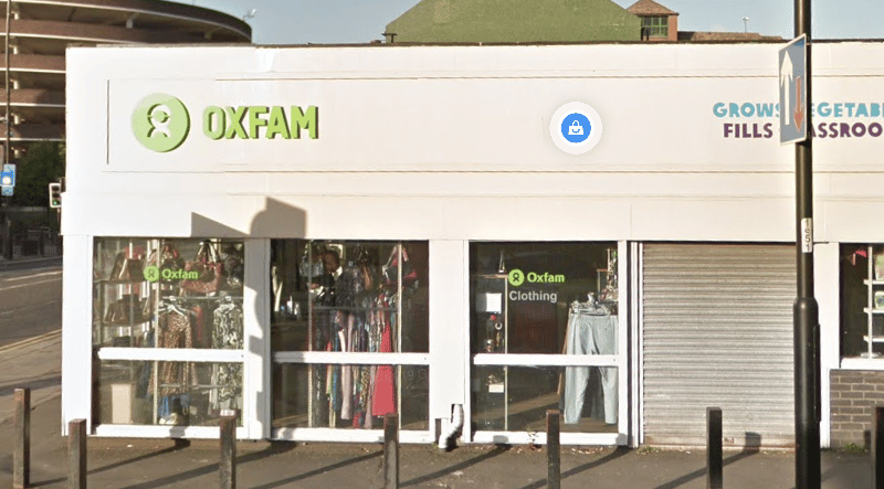 Oxfam is located on Percy Street in Newcastle.