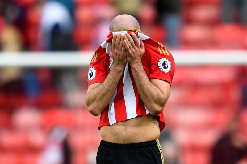 Darron Gibson was convicted of drink driving for the second time in 2018 after smashing into cars in Sunderland. Gibson was given a two year community order as well as being banned from driving for 40 months.