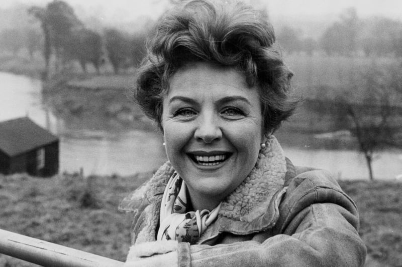 Actress Noele Gordon’s exit from the ITV drama Crossroad caused off-screen drama for producers. She played the role of Meg Mortimer in the soap-opera and made Birmingham her home. Her career began onstage and after her termination from the show, she went back on it. (Photo by Fox Photos/Hulton Archive/Getty Images)