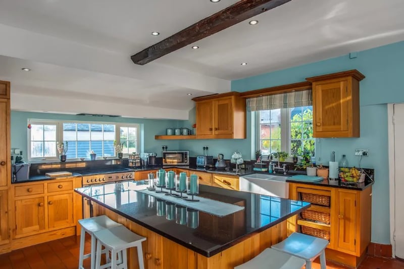 It offers seven double bedrooms, seven bathrooms, five superb reception rooms and a beautiful open plan family breakfast kitchen. 