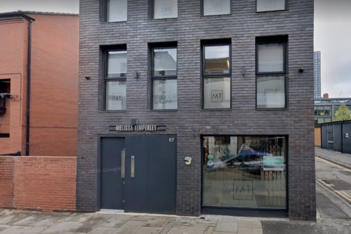 This city centre salon on Tib Street in the Northern Quarter has a 4.9 Google rating and 377 reviews. Photo: Google