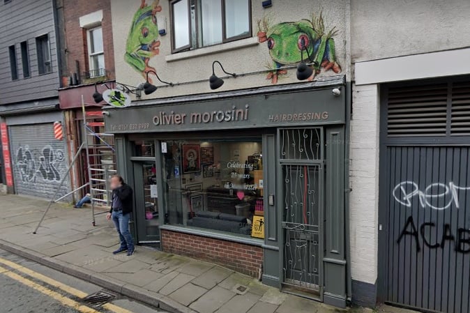 The second Tib Street venue to make this gallery, Olivier Morosini Hairdressing has a 4.9 Google rating and 63 reviews. Photo: Google