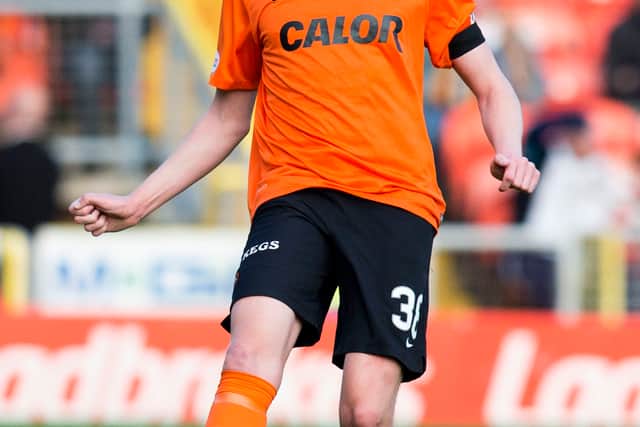 Harry Souttar in action for Dundee United in 2016