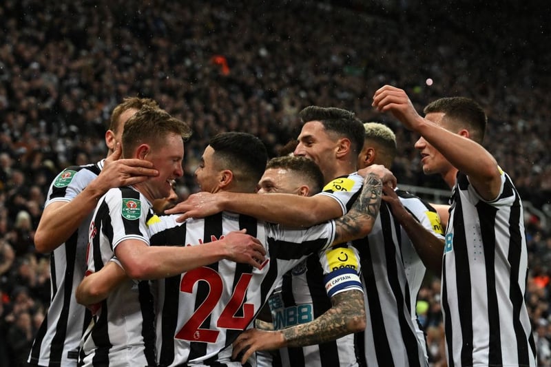 Newcastle United player ratings from the Carabao Cup semi-final win over Southampton. (Photo by PAUL ELLIS/AFP via Getty Images)