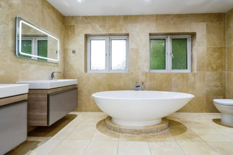 The property has seven luxurious bathrooms.