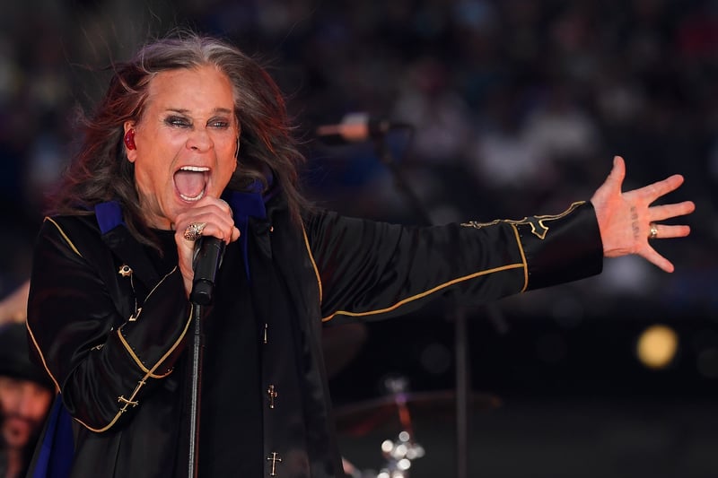 Ozzy Osbourne of Black Sabbath grew up in Aston and has an estimated net worth of £172.8m, according to celebritynetworth.com. (Photo by Kevork Djansezian/Getty Images)
