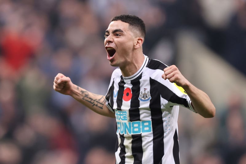 I had toyed with the idea of having Alexander Isak on the left, Callum Wilson as the striker and Almiron on the bench. But while his form has dipped in recent weeks, that’d be short sighted. After all, he remains Newcastle’s top scorer this term. 