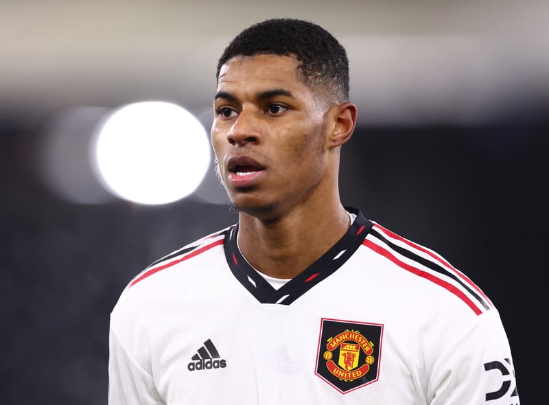 The Manchester United and England football star Marcus Rashford has an estimated net worth of £20.8million. He grew up in Wythenshawe.  (Photo by Clive Rose/Getty Images)