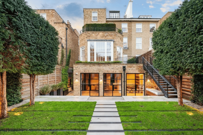 The outside of the property at Tregunter Road, Chelsea