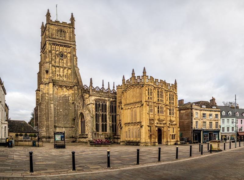 With butterscotch buildings and acres of stately parkland Cirencester is sky high on the good life hit list. It might have a price tag to reflect its brilliant schools and bucolic setting – but it’s oh so tempting.   
A truly stand-out Cotswold market town that combines history with hipness. Perched on the edge of an Area of Outstanding Beauty it’s crammed with pretty butterscotch lanes, outstanding schools, bustling boutiques, exceptional restaurants and a chilled café scene. Famed for being ‘well heeled’, it’s in fact a wonderfully unpretentious town with a strong community spirit and friendliness that makes it an ideal place for families. The pretty Abbey Grounds play host to the phenomenal annual Phoenix Festival – the Cotswolds free music and arts festival. The ‘Capital of the Cotswolds’ – or Ciren as locals call it – gives you the full package, historic architecture, a redesigned central piazza lined with pretty pastel shops at the heart of the town and a cosmopolitan mini-metropolis buzz.  
The award-winning Malt and Anchor does a legendary Prosecco-based ‘Fizz ‘n Chips’ night. MBB Brasserie is where the culinary cognoscenti go to network and nosh. Head for the King’s Head Hotel with its luxury rooms, Roman remains on show and rooftop bar, or to Teatro at Ingleside House for five-star pre-show dining. Newly opened Henry’s Bar & Restaurant does cracking seafood. Retail mavens will be very happy here. There’s an eclectic sprinkling of little boutiques, especially down pretty Black Jack Street. Delve into the cavernous Cirencester Antiques Centre for antiques and visit the eclectic antique market held in the Corn Hall every Friday, a treasure trove of vintage jewellery, paintings, and vintage homewares. Every week sees a brilliant Farmers’ Market, too, in the main market place, with the best local food producers selling their bread, cheese, locally-made gin and more.